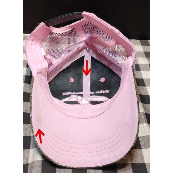 DUCK COMMANDER CAMOUFLAGE PINK MESH CAP HAT DUCK DYNASTY WOMENS LADIES SNAPBACK - Picture 8 of 16